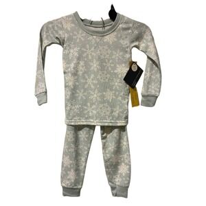 Modern Moments by Gerber Baby Pajamas Snowflake Print Long Sleeve Pants Set 3T